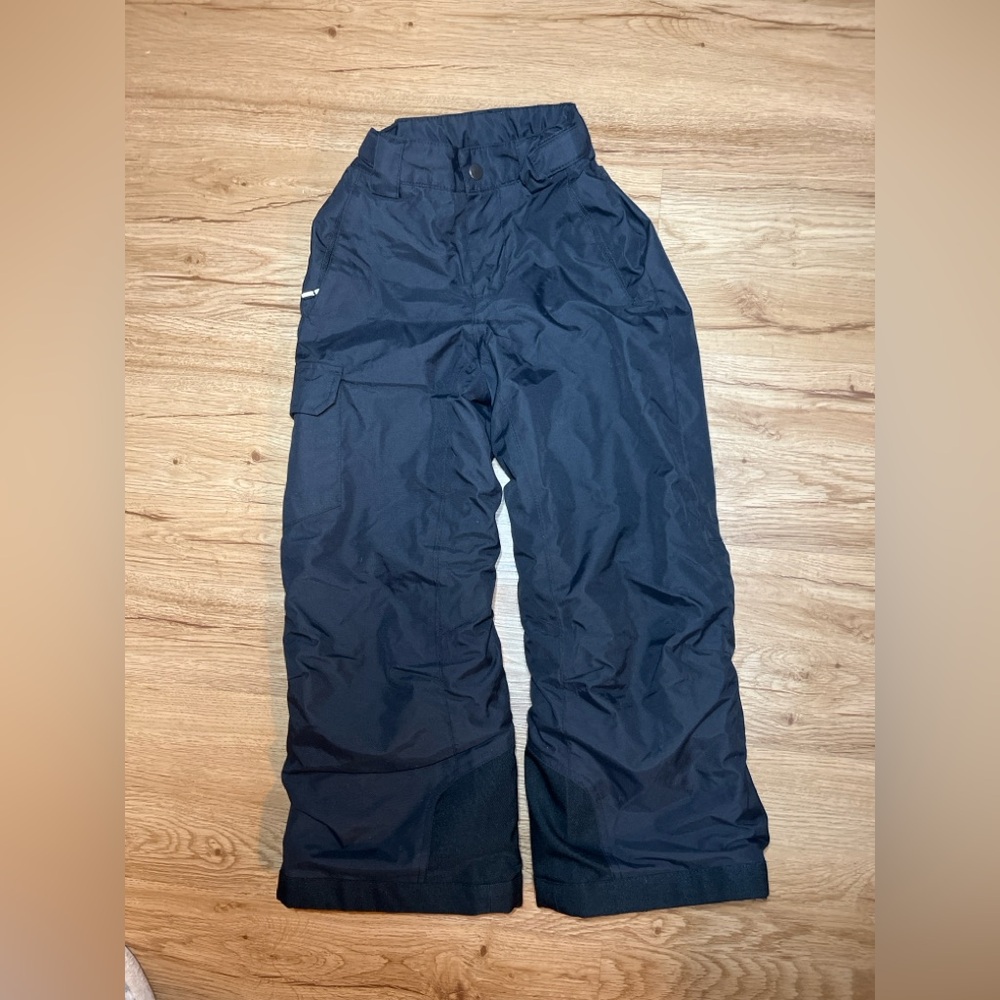 Columbia Kids Snow Pants XS 6/7 Omni-Tech Waterproof Insulated Black